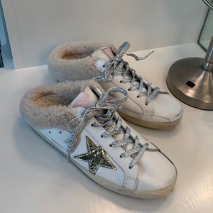 Golden Goose Sherpa mules size 37. Brand new never worn.